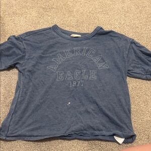 American Eagle Outfitters Kids Navy Graphic Tee